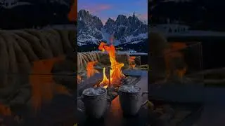 🔥 Cozy Mountain Fire | Relaxing Winter Ambience