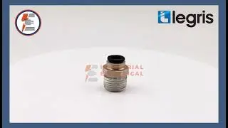 Legris 31750613 Straight Threaded Fitting | 6mm Push-to-Connect | Reliable Pneumatic Connector
