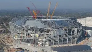 Mercedes-Benz Stadium Construction Time-Lapse - November, 2016