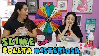 SLIME COM ROLETA MISTERIOSA Ft. MAMÃE