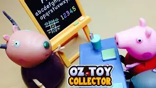 Peppa Pig Classroom Playset Peppa Pig Toy - Madame Gazelle Rebecca Rabbit Suzy Sheep Danny Dog