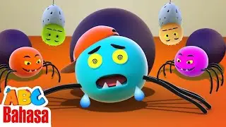🐙5 Laba-laba Lucu untuk Anak | Lagu Pendidikan dan Anak🎶 | ABC Bahasa Indonesia