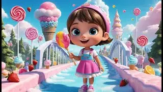 The Ice Cream Bridge Melts Away | Sweet Adventure Song for Kids | Melting Ice Cream Rhyme