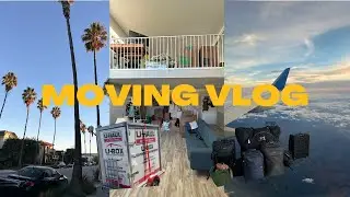 Moving Vlog! Packing up our lives to move across the country 📦 🚚 ✈️