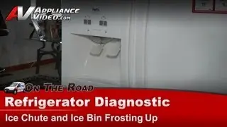 Whirlpool Refrigerator Repair - Ice Chute & Bin Frosting Up - Ice Door Kit