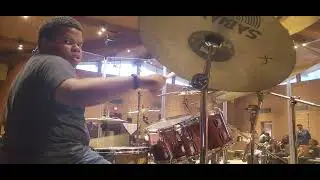 Me playing at a church service 