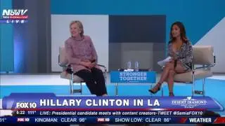 FNN: Hillary Clinton meets with YouTube Creators in LA - FULL TOWN HALL