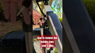 E-bike battery removal