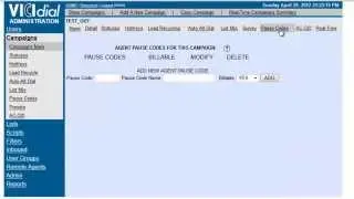How to: Vicidial Setup Pause Codes