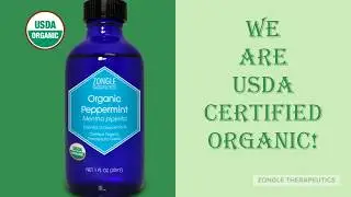 Zongle Therapeutics USDA Certified Organic Peppermint Essential Oil