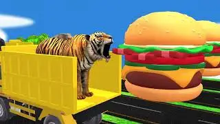 Cow Elephant Dinosaur Gorilla Choose the Right Mystery Wall Crossing Fountain Max Level LONG LEGS 6