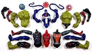 ASSEMBELE TOYS AVENGERS MARVEL, SPIDERMAN, HULK, VENOM, ANT-MAN, BLACK PANTHER 