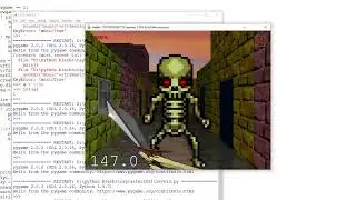 Dead And! Gameplay - game balance test - Python Pygame 3D