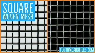 Square Woven Universal Stainless Steel Grill Mesh - by customcargrills.com