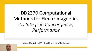 1.4 DD2370 - Convergence Test for Numerical Integration