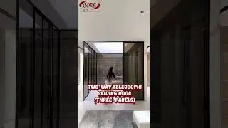 Two Way Telescopic Sliding System (Three Panel ) | Telescopic Sliding Door |