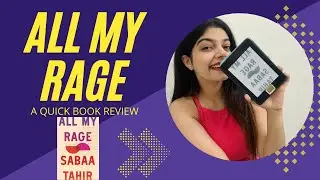 All My Rage | #SpoilerFree | Quick Book Review | Sabaa Tahir | Book & Bhook