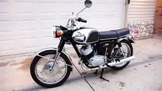 1968 Yamaha YDS5 Cold Start