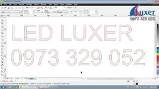 Hướng Dẫn C&agrave;i Đặt V&agrave; Sử Dụng LED Tool 5   Corel x5   Led Luxer 0902 101 866