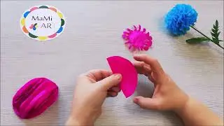 JAK ZROBIĆ KWIATY Z BIBUŁY🌸 3 Niesamowite pomysły 🌼🌸❤️ EASY CREPE PAPER FLOWER 🌼crepe paper flowers