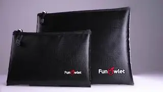 FunOwlet Fireproof Safe Money Document Bags