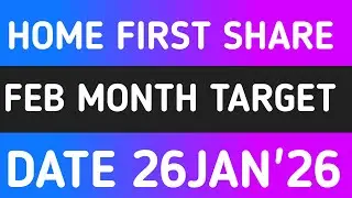 HOME FIRST FINANCE COMPANY SHARE LATEST NEWS 26JAN'26/HOME FIRST FINANCE STOCK LATEST NEWS 