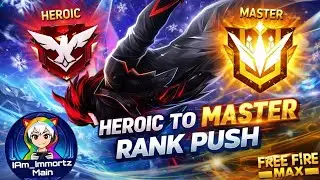 CS RANK PUSH WITH GUILDMATES 💀😎 DAY 5 👀 | Heroic ➡️ Master 🔥🥶 | Free Fire 🔥 |