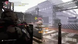 Shot in the back, quick turn and win. PvP Division 2.