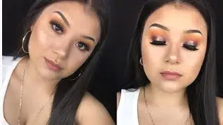 Sunset inspired makeup look