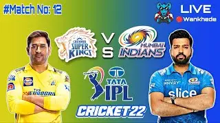 CSK vs MI 1000th IPL Match CRICKET 22 - IPL LIVE Tamil | RATS IN2 GAMING