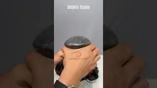 This ultra-thin PU hair system lets air pass through. Breathable PU, proven by smoke.