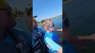 sons first jet ski ride!