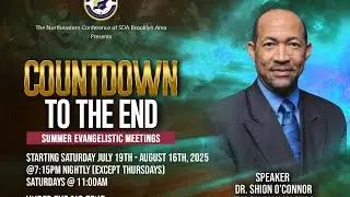 Brooklyn Faith SDA Online || Brooklyn Area Crusade || Dr. Shion O'Connor || Aug 13th, 2025