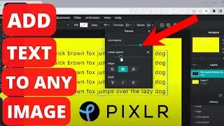 PIXLR - How to ADD & EDIT Text (easily!)