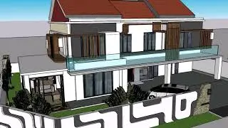 House Renovation Extension Puchong kinrara 3D Walkthrough. Sketchup.