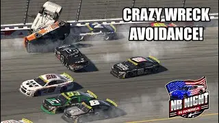 Marty Cmejla Has INSANE WRECK AVOIDANCE at Michigan! - NR Night in America iRacing
