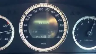Mercedes Benz C200 Kompressor Acceleration 0 - 180km/h