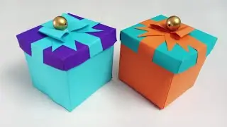 diy paper box || how to make gift box || Easy paper crafts || Craft with paper #sulai'scrafiti