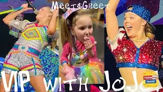 Ali Claire gets the ultimate surprise!  VIP meet and greet with Jojo Siwa! Evansville! 2.11.22.