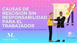 ¿Por qué causas puede dejar de laborar un trabajador?