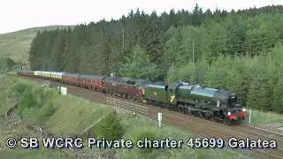 LMS Jubilee 45699 Galatea on Private main line charter + Cuckoo ++ 09/05/2025