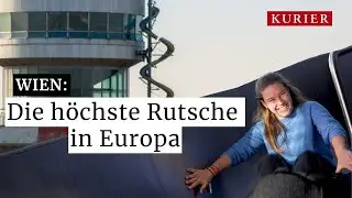 Donauturm: Rutschen auf der h&ouml;chsten Rutsche Europas
