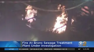 Fire at Bronx sewage treatment plant