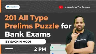 201 Puzzles for Bank Exams | Reasoning by Sachin Modi | Day 12 - The Bankers