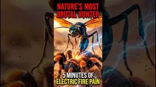 ELECTRIC FIRE STING! Tarantula Hawk Wasp Horror