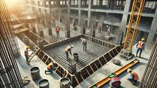 Ready mix concrete| RMC M10 | PCC| footing area work| column marking