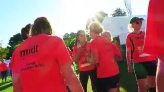 2000 ansatte til DHL-stafet i Mindeparken