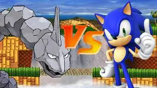Cartoon vs Anime Mugen: Onix VS Sonic The Hedgehog