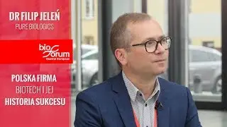 Dr Filip Jeleń, Pure Biologics - historia sukcesu polskiej firmy biotechnologicznej!