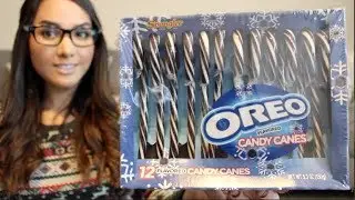 OREO Flavored Candy Canes TASTE TEST - yolispeace